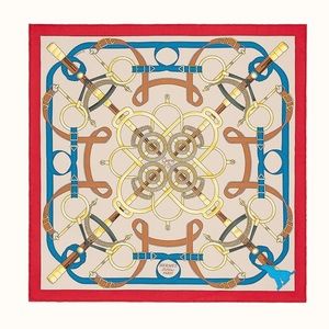 Hermes Eperon d'Or sticker scarf 45